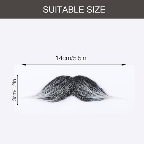 Self Adhesive Fake Mustache Costume Facial Hair Halloween Novelty Stick On Fake Beard in Kuwait