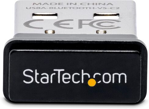StarTech.com Bluetooth Adapter - Mini USB Adapter - Bluetooth 2.1 - Class 1 EDR - Bluetooth Receiver (USBBT1EDR2) in Saudi Arabia