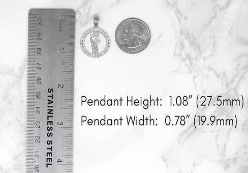 10k Gold Saint Jude Pray For Us Charm Pendant in Saudi Arabia