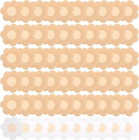 20 Pieces Nipple Breast Covers Disposable Bra Pasties Self-Adhesive No Show Bra Petal Bra Pad for Women in Saudi Arabia