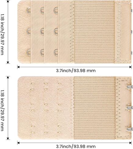 Women's Bra Extenders, 2 Hook / 3 Hook / 4 Hook / 5 Hook, Soft Stretchy Back Bra Extension Strap in Saudi Arabia