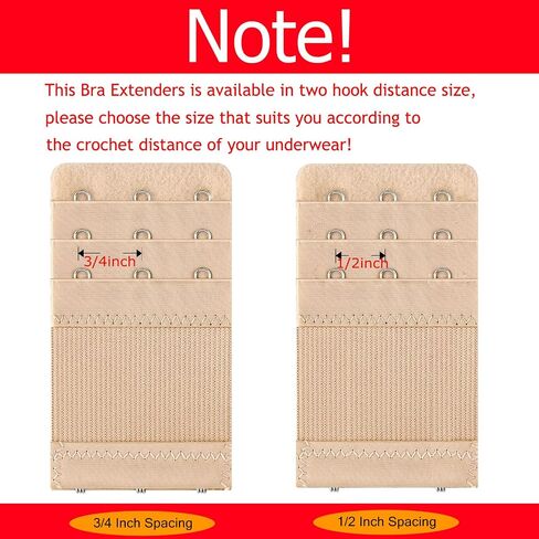 Women's Bra Extenders, 2 Hook / 3 Hook / 4 Hook / 5 Hook, Soft Stretchy Back Bra Extension Strap in Saudi Arabia