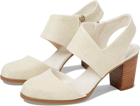 TOMS Womens Majorca Closed Toe Backstrap Athletic Sandals Casual Mid Heel 2-3" - Black in Kuwait