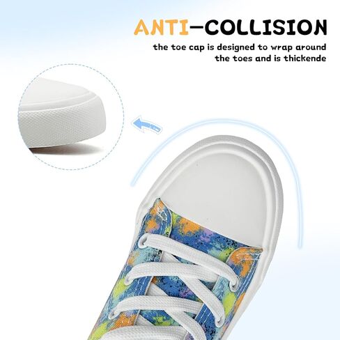 Toddler/Little Sneakers for Girls Boys Kids Fashion High Tops Canvas Shoes Classic Casual Tennis Shoes Colorful Shoes in Saudi Arabia