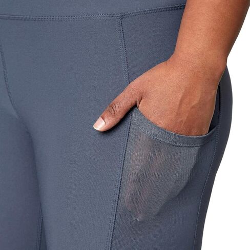 Mondetta Womens Midweight High Waisted Mesh Capri Legging in Kuwait