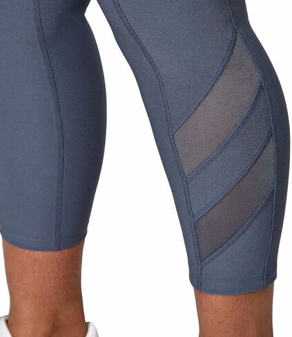 Mondetta Womens Midweight High Waisted Mesh Capri Legging in Kuwait