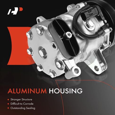 A-Premium Air Conditioner AC Compressor with Clutch Compatible with Dodge Dakota 4.7L 2002-2003, Durango 4.7L 2002-2003, Ram 1500 3.7L 4.7L 2002-2003, Ram 2500/3500 5.9L 2002 in Saudi Arabia