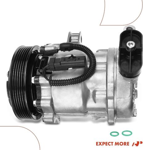 A-Premium Air Conditioner AC Compressor with Clutch Compatible with Dodge Dakota 4.7L 2002-2003, Durango 4.7L 2002-2003, Ram 1500 3.7L 4.7L 2002-2003, Ram 2500/3500 5.9L 2002 in Saudi Arabia