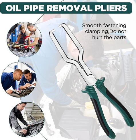 كماشة قطع الكهرباء كماشة موصل كهربائي للسيارات، أداة قطع موصل كهربائي عالمي، كماشة خط الوقود، زرادية طويلة لإزالة قابس الإشعال، كماشة أنبوب تغذية وقود السيارة (أحمر) in Kuwait