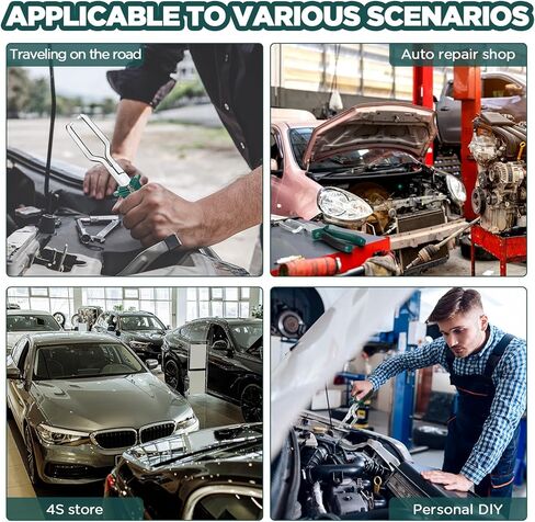 كماشة قطع الكهرباء كماشة موصل كهربائي للسيارات، أداة قطع موصل كهربائي عالمي، كماشة خط الوقود، زرادية طويلة لإزالة قابس الإشعال، كماشة أنبوب تغذية وقود السيارة (أحمر) in Kuwait