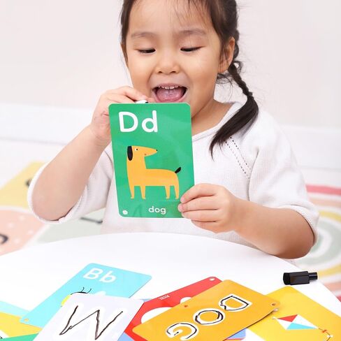 Let’s Write and Wipe Preschool Learning Activities - Animals - 56 Creative Tasks on Dry-Erase Cards with Marker Promote Early Learning Basics, Writing Grip and Motor Skills, for kids ages 3-5 years in Saudi Arabia