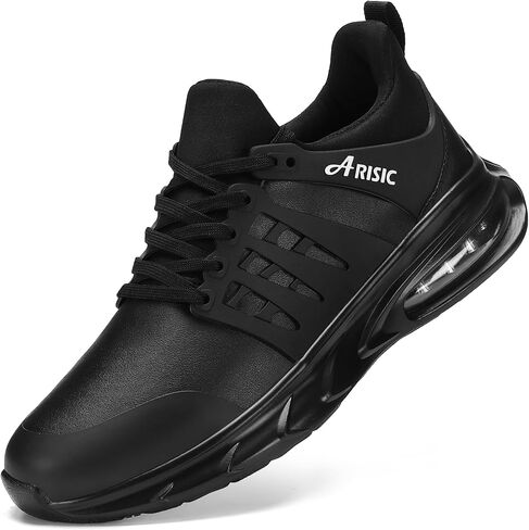 ARISIC Non Slip Work Shoes for Men Women Slip on Sneakers Waterproof Restaurant Men Zapatos Trabajo Comfort Kitchen Chef Slip Resistant Food Service Shoes in Kuwait