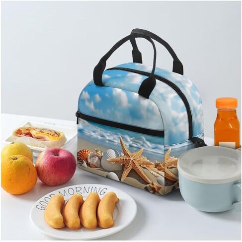 Beach Backpack Set 3 in 1 with Lunch Box Pencil Case Casual Comfortable School Backpack for Kindergarten Elementary School Kids Insualted Lunch Holder for School Girls and Boys in Saudi Arabia