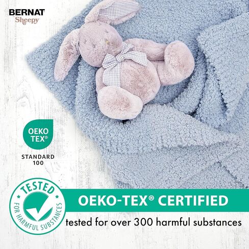 خيوط ذيل قطن Bernat Sheepy - عبوتان بوزن 250 جم/8.8 أونصة - نايلون - 6 كبيرة الحجم للغاية - 149 ياردة - حياكة/كروشيه in Saudi Arabia