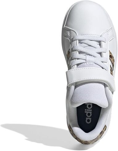 حذاء رياضي من Adidas للجنسين للأطفال Grand Court 2.0 من الدانتيل المطاطي in Saudi Arabia