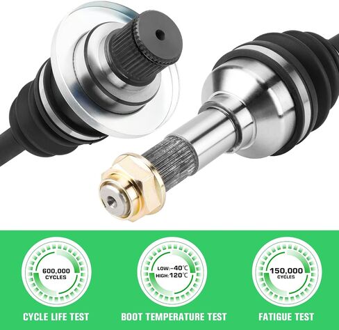 Youxmoto المحور الخلفي الأيمن للسيرة الذاتية ومجموعة محمل العجلة مناسب لـ Yamaha Rhino 700 (YXR700F) FI 2008 2009 2010 2011 2012 2013، 4340 Chromoly Steel CV محور محرك المحور رمح in Saudi Arabia