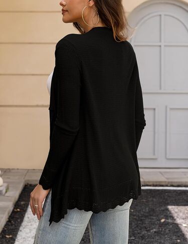 REDHOTYPE Women's Cardigans Open Front Long Sleeve Lace up Lightweight Cardigan Sweaters for Women S-XL in Saudi Arabia
