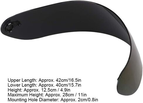 Helmet Lens Visor, Qiilu Motorcycle Visor, Full Face Motorcycle Visor Lens Windshield Replacement Fit for AGV K3SV K5(Blue) in Saudi Arabia