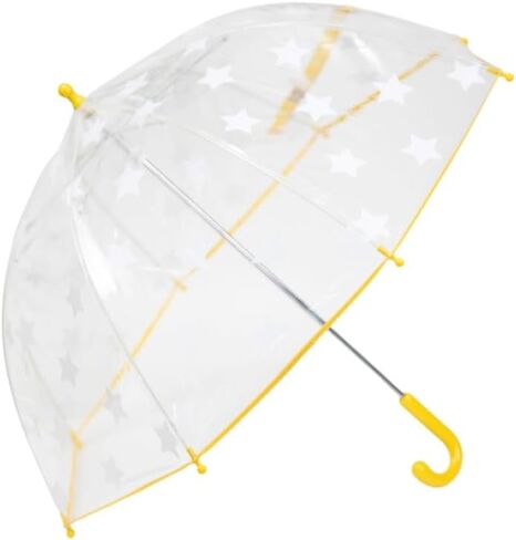 7AM Tula Kids Umbrella - Kid Size Transparent Umbrella, Easy Grip Curved Handle, Lightweight Material | Rainwear Collection in Saudi Arabia