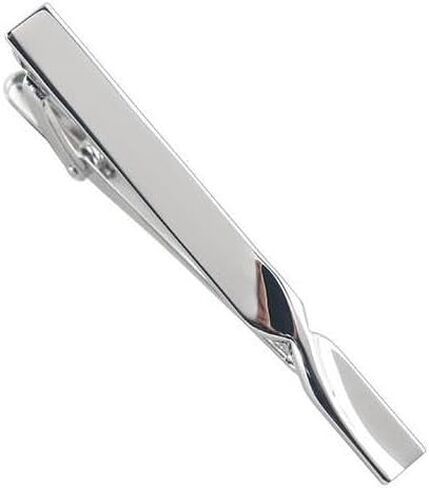 Tie Clips for Men, Elegant Classic Tie Clip Necktie Tie Bar for Wedding Business Office Anniversary Regular Tie Pin Gifts in Saudi Arabia