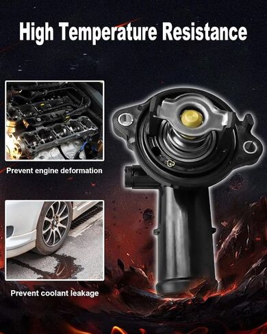 Thermostat Housing Assembly Replace 323056 330424 Fit for Maserati GHIBLI Levante Quattroporte 2014 2015 2016 2017 2018 2019 2020 2021 in Saudi Arabia