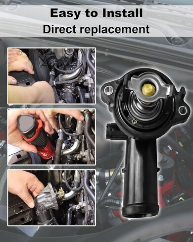 Thermostat Housing Assembly Replace 323056 330424 Fit for Maserati GHIBLI Levante Quattroporte 2014 2015 2016 2017 2018 2019 2020 2021 in Saudi Arabia