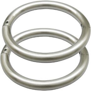 Stainless steel lockable cuff bracelets with removable O ring