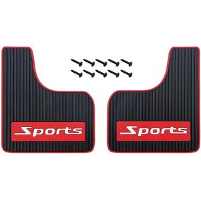 Universal Car Mud Flaps, Rubber Mudguard Soft No Collision Front and Rear Fender Splash Guards Mud Flaps for Cars (4Pcs)