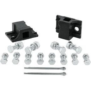 Bar Type 0.640" Mud Flap Hanger Mounting Bracket Complete Kit for one Pair mud Flap Hangers