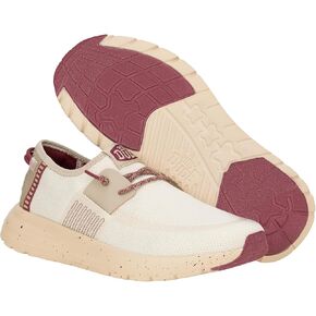 Hey Dude women's Sirocco M Hype Taupe/Mahogany Loafer Flat