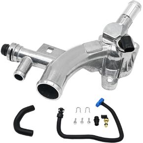 25193922 902-846 13251447 55596898 Aluminum Engine Coolant Housing Water Outlet Kit Replacement for 2011-2021 Chevy Cruze Sonic Trax, Buick Encore 1.4L
