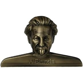 Notebook Paper Binder Clips Office Supplies - Travelers Notebook Accessories Vintage Einstein Shaped Book Clip Bronze Paper Clips Planner Decoration School Stationery (Vintage Bronze)