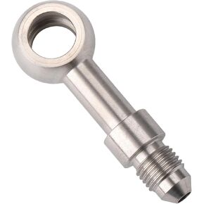 3AN Male to 12mm M12 Banjo 90 Degree Stainless Steel Brake Hose Fitting Adapter