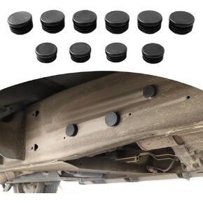 RT-TCZ for Silverado Frame Tube Hole Plugs Compatible with Chevy Silverado GMC Sierra 1999-2019 Black Accessories 10pcs