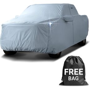 iCarCover Premium Truck Cover for 2015-2024 Chevy Colorado Crew Cab, 5.1 ft. Short Bed Waterproof All Weather Rain Snow UV Sun Hail Protector, Full Exterior Indoor Outdoor Truck Cover