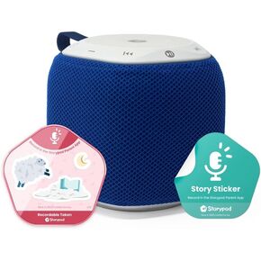 Storypod The Learning-First Audio Play System | Starter Set Plus Interchangeable Baby Blue Sleeve | Interactive Educational Toy & Storyteller | Boys & Girls | Young Kids | Toddlers & Preschoolers
