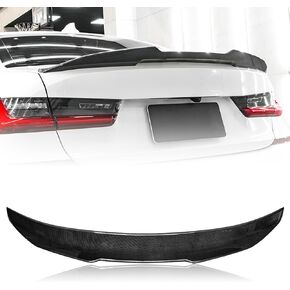 G20 Trunk Spoiler Wing Compatible with 2019-2024 BMW 3 Series G20 Sedan G80 M3 Spoiler (DN-Type) Gloss Black Painted