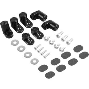 Bevinsee Bolt-on Type Rear Wing Spoiler Riser Extender Kit Compatible with Ford Focus ST Hatchback 2013 2104 2015 2016 2017 2018 /RS 2016-2018 Black