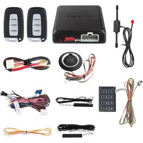 EASYGUARD EC002-K Rolling Code Universal PKE Car Alarm System Auto Start keyless go System Touch Password Keypad Entry Push Button auto Lock Unlock