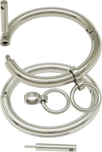 Stainless steel lockable cuff bracelets with removable O ring in Saudi Arabia