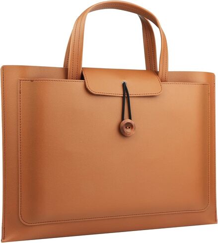 CREATOR Laptop Case Sleeve Laptop Briefcase Waterproof Leather Laptop Tote Messenger Bag Slim PC Carrying Case for Notebooks in Saudi Arabia