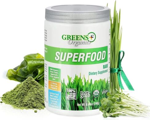 Greens+ Organic Wild Berry Superfood Powder Packet, Superfoods for Morning Kick, Energy & Vitality Boost, Nutrition & Vibrant Health, Dietary Supplement, Vegan Soy/Dairy/Gluten Free (15 Sticks) in Saudi Arabia