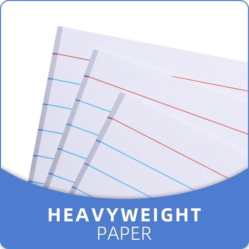Extra Thick Index Cards 3x5 Inches,154LB White Lined Note Cards, 100PCS Ruled Flash Cards for studying Notecards, Office, Home and To Do List in Saudi Arabia