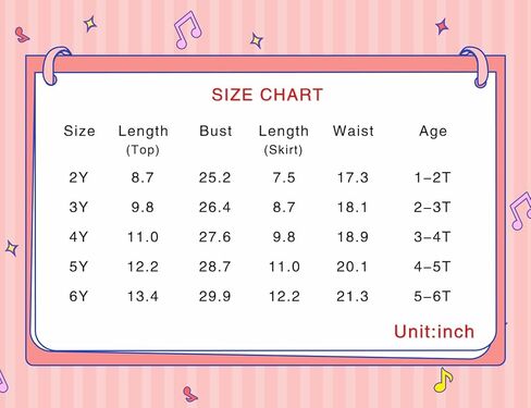AGQT Toddler Outfits for Girls Summer 2 Piece Skirt Set Short Sleeve T-Shirt and Lotus Leaf Skirt Set 1-6 Years in Saudi Arabia