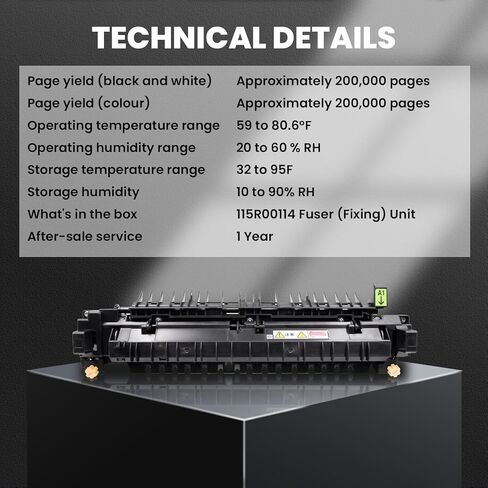 استبدال وحدة الصهر 115R00114 لـ Xerox 115R00114 115R00137 مجموعة الصهر لطابعات VersaLink C7020 C7025 C7030، B7025 B7030 B7035 (110 فولت) in Kuwait