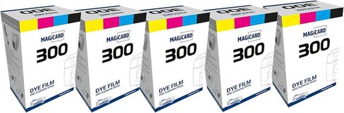 Bodno 2 x Magicard 300 Printer MC250YMCKOK شريط ملون - YMCKOK - 250 مطبوعة بطاقة عرض البرامج in Kuwait