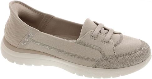 حذاء Skechers النسائي أثناء التنقل Flex-Top Notch بدون استخدام اليدين سهل الارتداء بدون كعب in Saudi Arabia