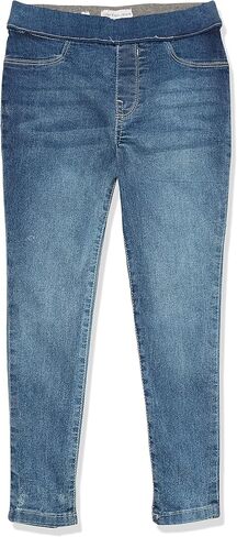 Calvin Klein Girls' Stretch Denim Jeans & Jeggings, Full-Length Skinny Fit Pants with Pockets in Saudi Arabia