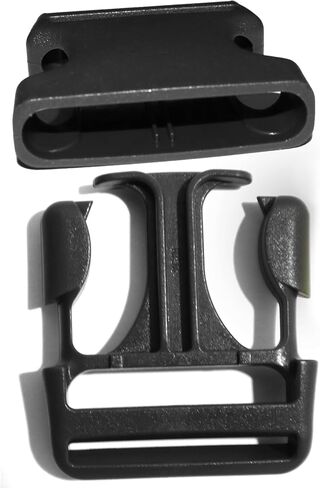 Buckle 1" Wide Inside, Quick Side Release Buckle for 1 inch/25mm Webbing Straps, Heavy Duty Plastic Buckles Dual Adjustable No Sewing Clips for Boat Cover Luggage Strap Pet Collar Backpack Replacement in Kuwait