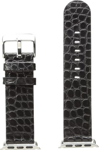 هادلي روما AP1000UA 38W 38mm Apple Strap التمساح MTE جلد التمساح الأسود حزام الساعة in Kuwait